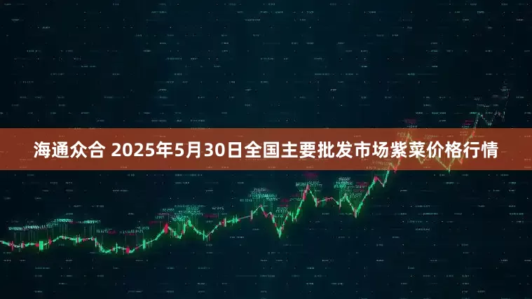 海通众合 2025年5月30日全国主要批发市场紫菜价格行情