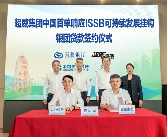 亚新T+0配资 张政伟出席中国首单响应ISSB可持续发展挂钩银团贷款签约仪式